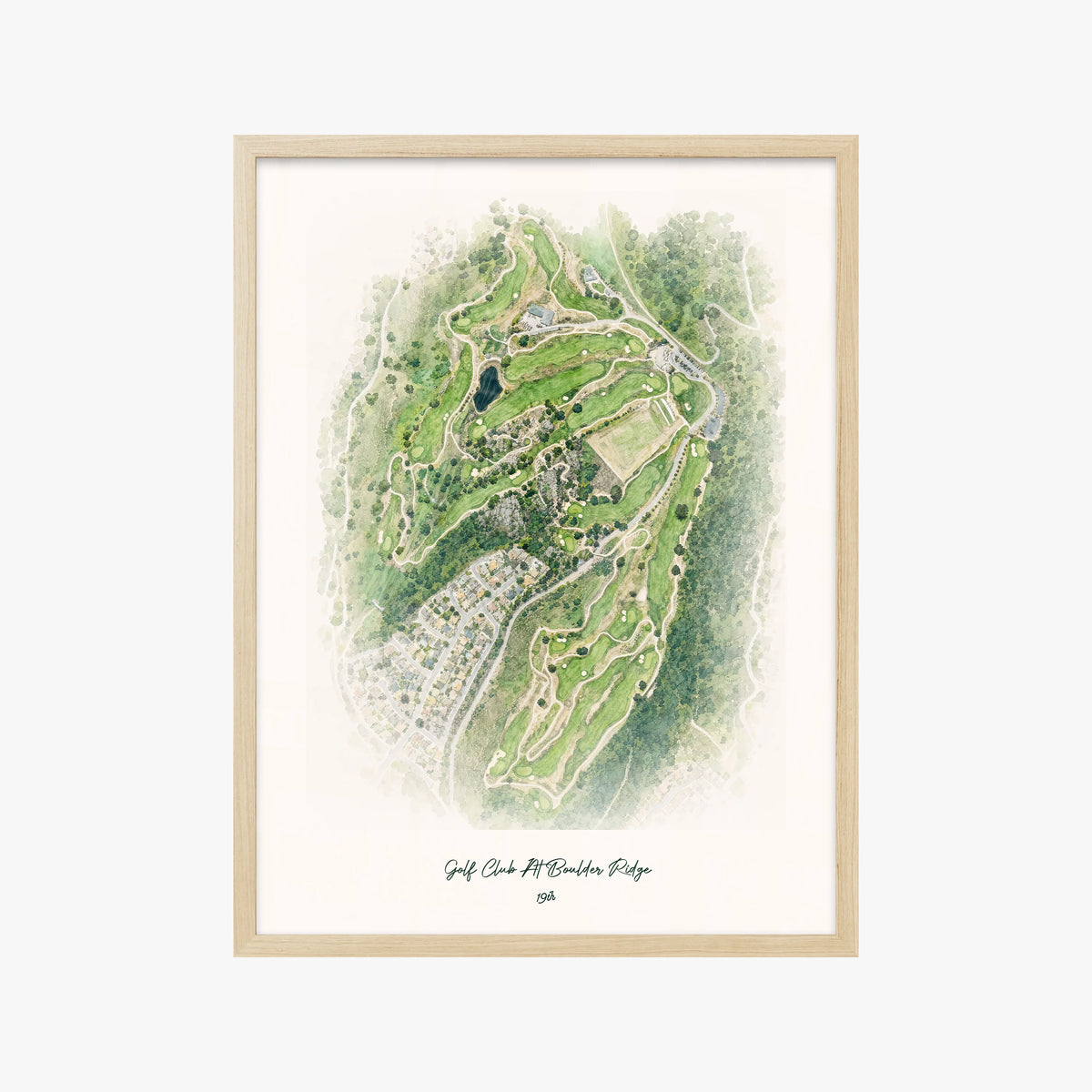 Golf Club At Boulder Ridge wood frame