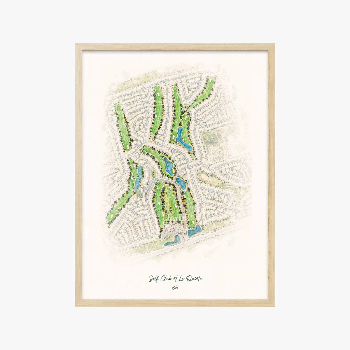 Golf Club at La Quinta wood frame