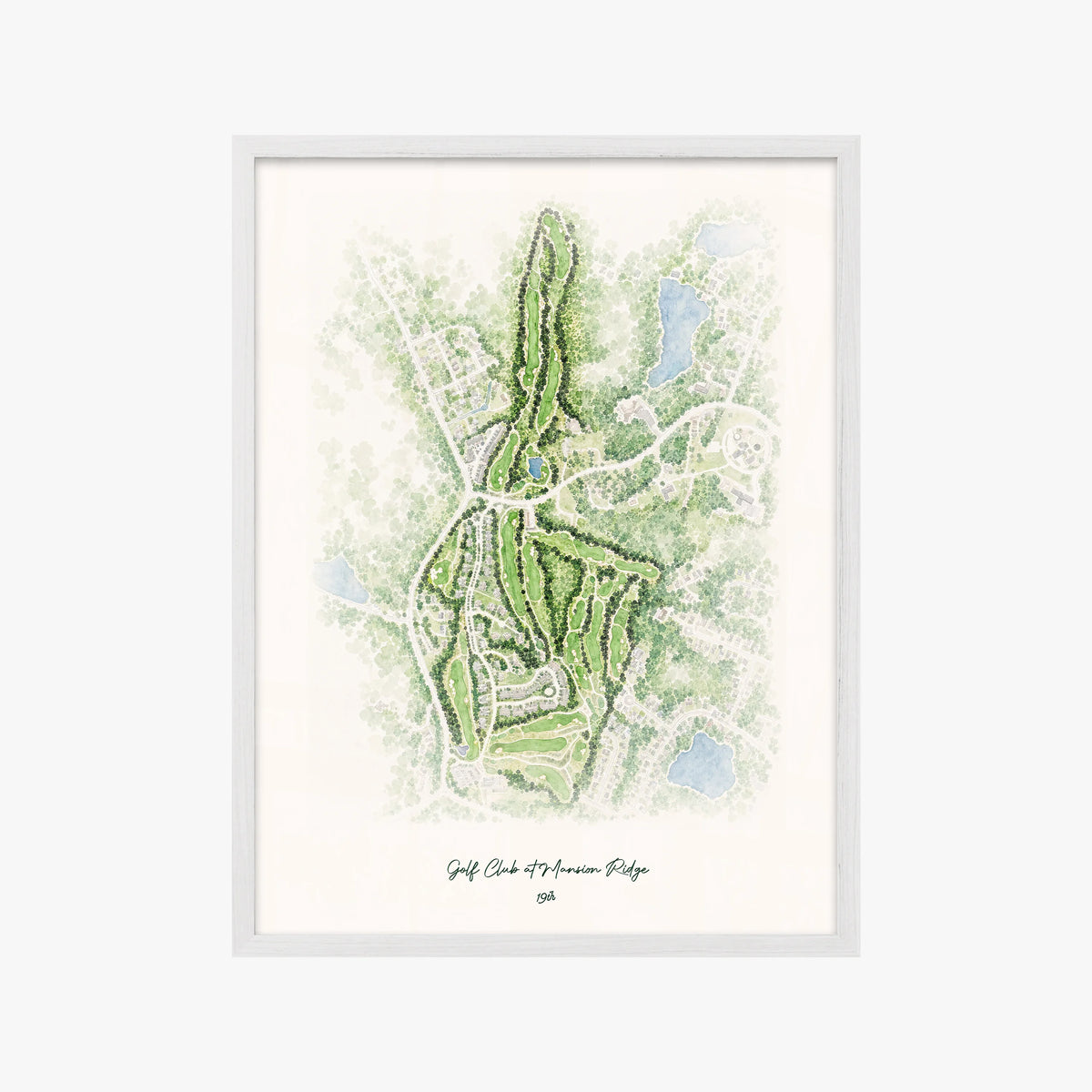 Golf Club at Mansion Ridge white frame