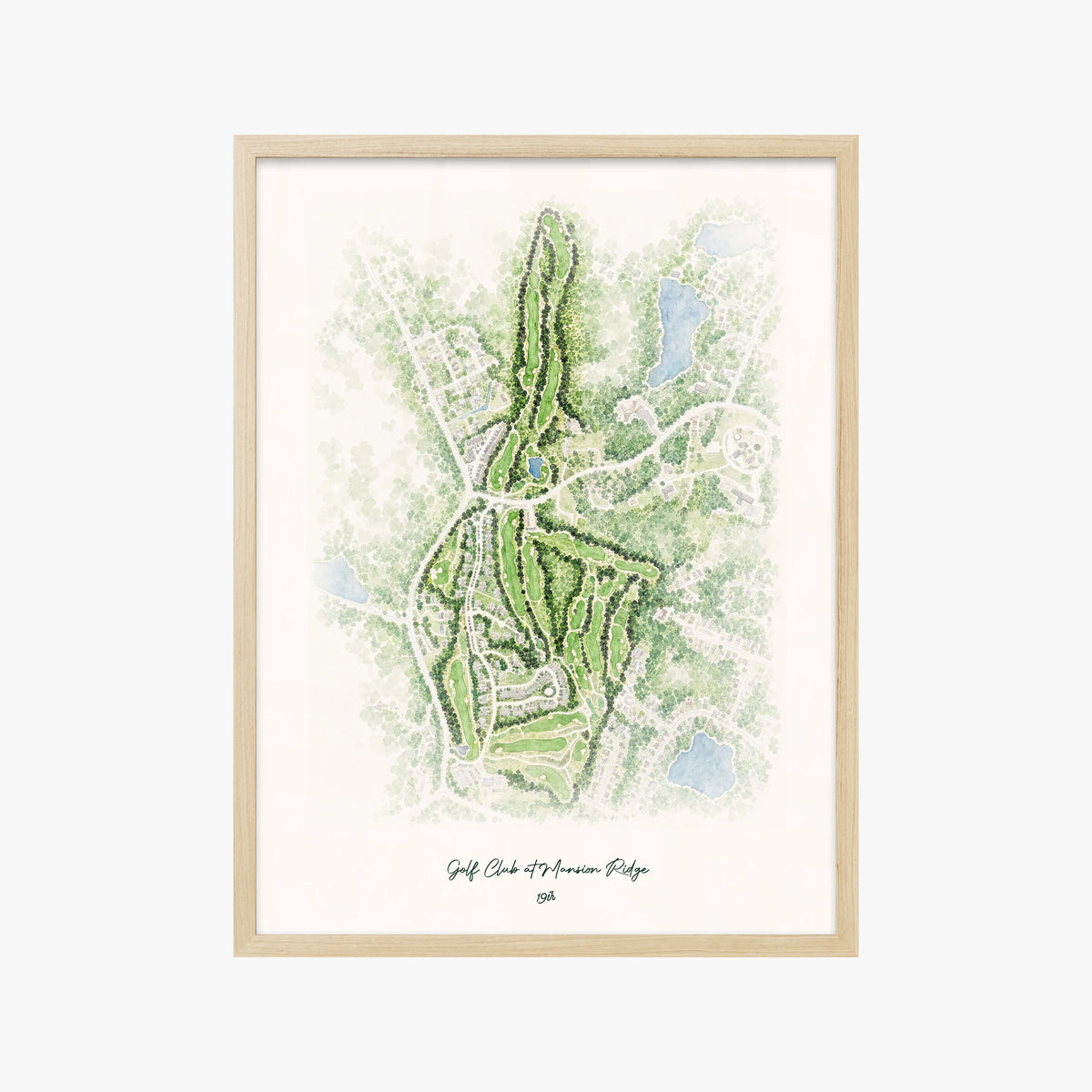 Golf Club at Mansion Ridge wood frame