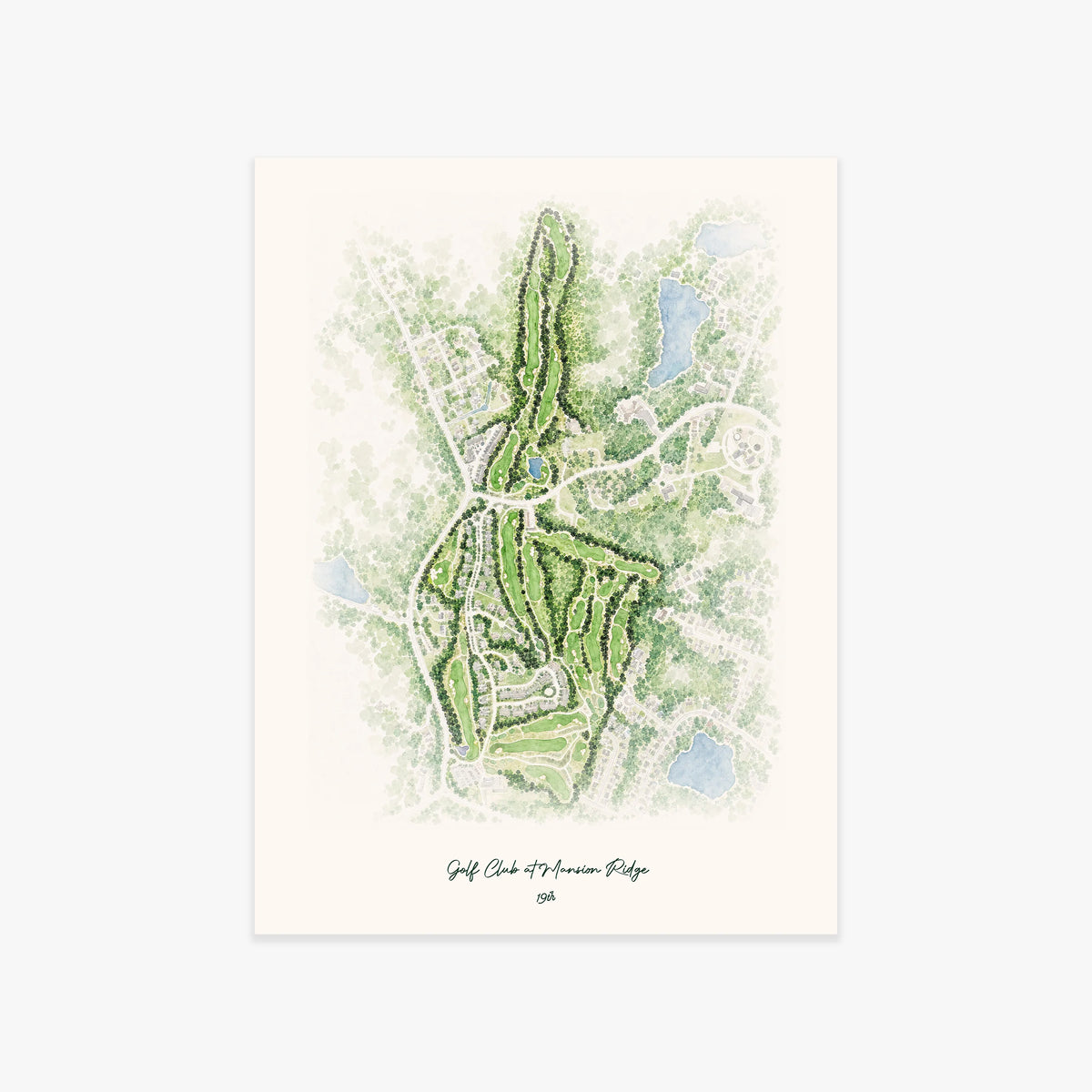 Golf Club at Mansion Ridge printed artwork