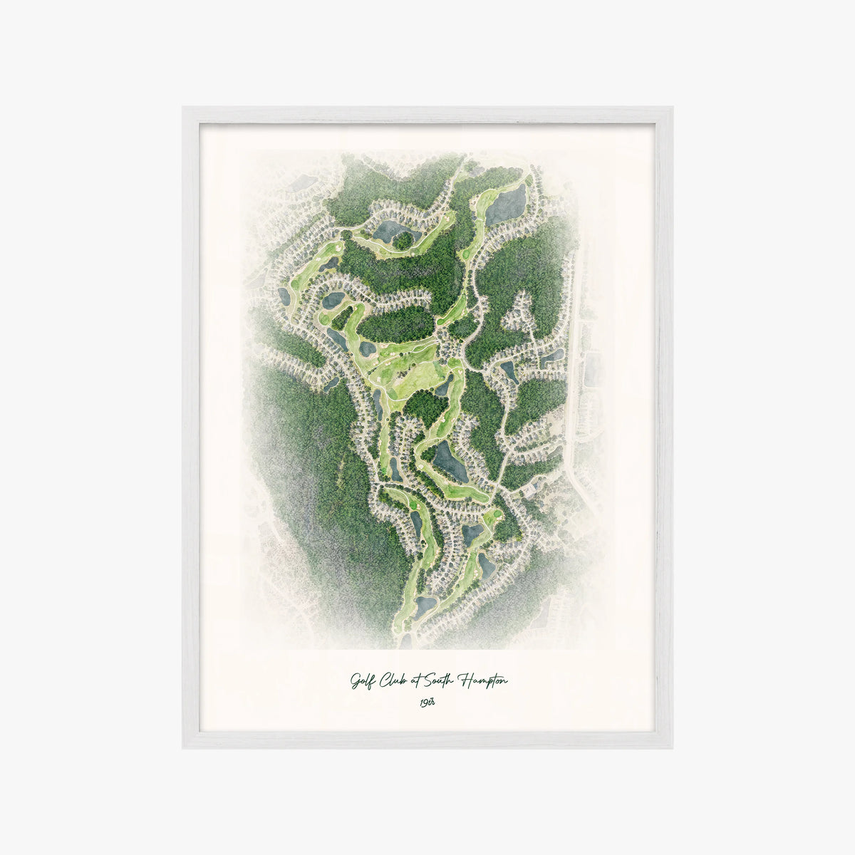Golf Club at South Hampton white frame