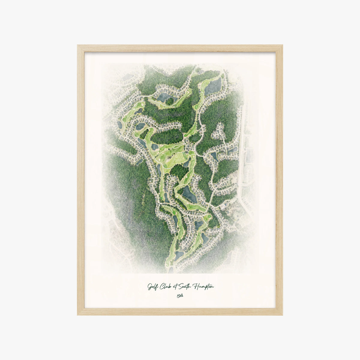 Golf Club at South Hampton wood frame