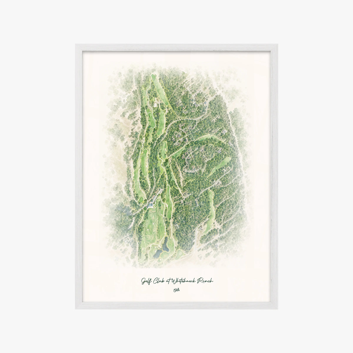 Golf Club at Whitehawk Ranch white frame