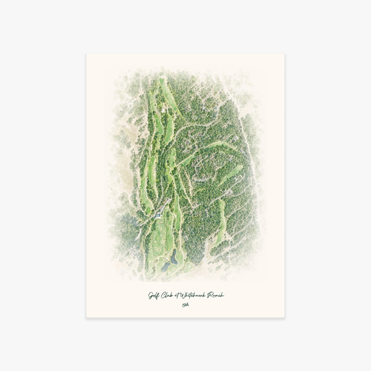 Golf Club at Whitehawk Ranch printed artwork