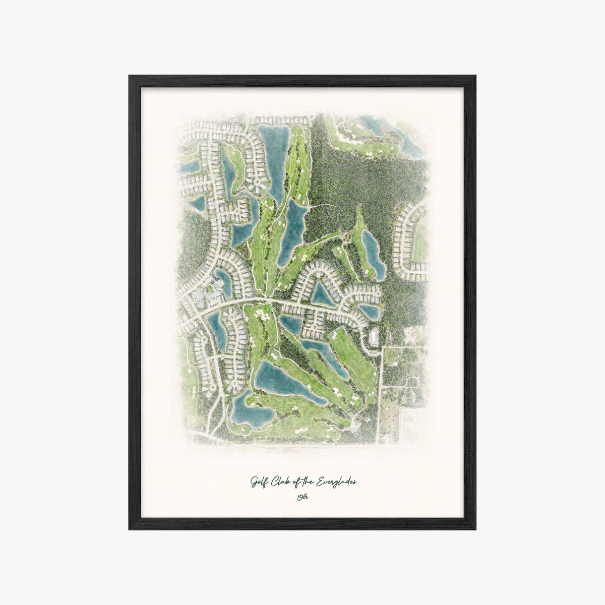 Golf Club of the Everglades black frame