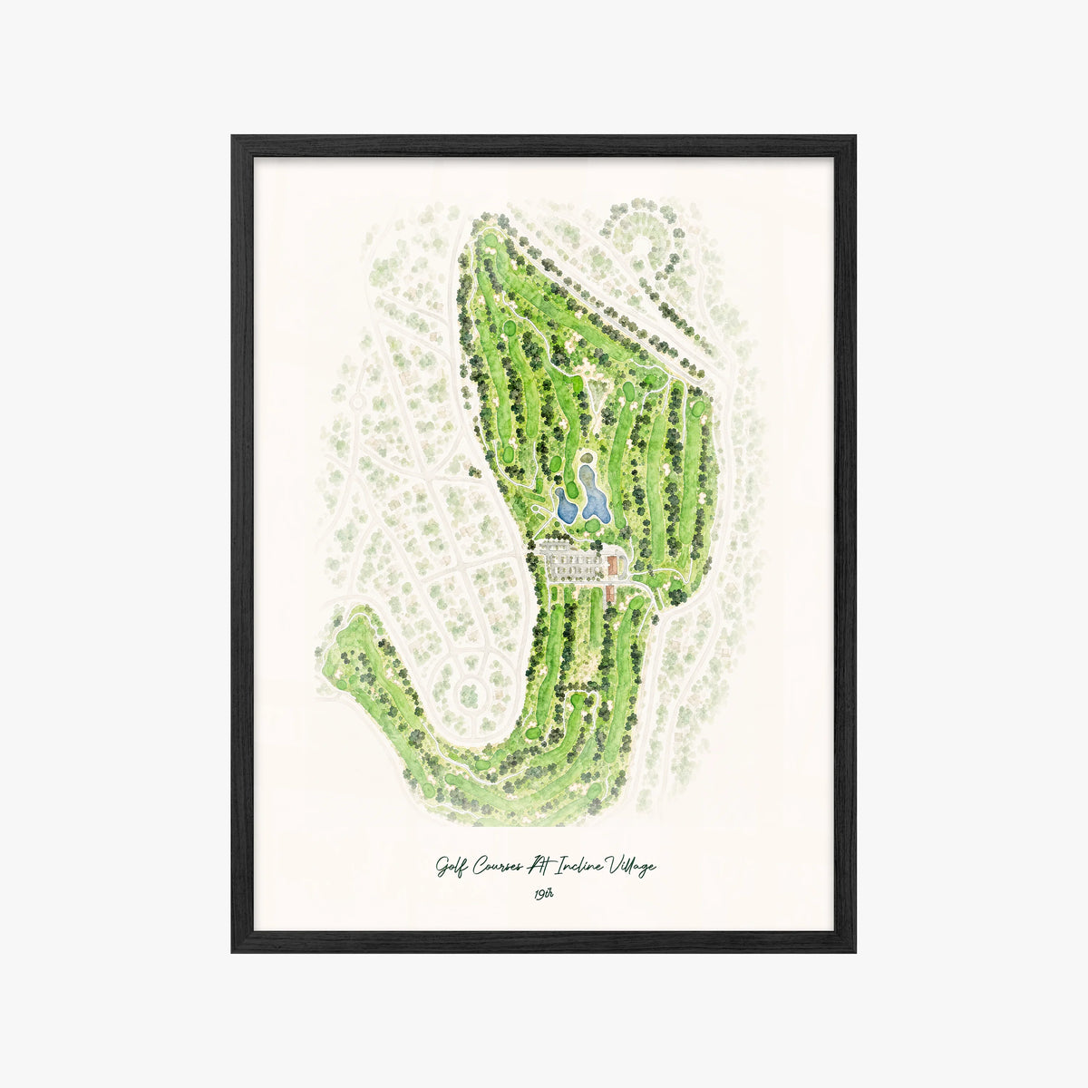 Golf Courses At Incline Village black frame