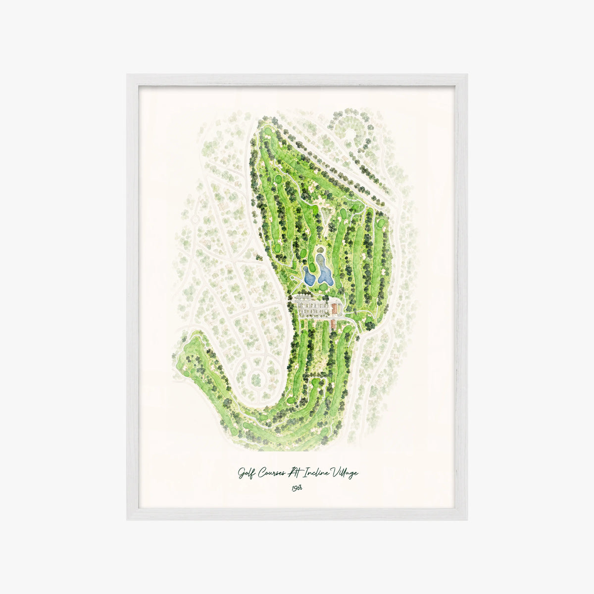 Golf Courses At Incline Village white frame