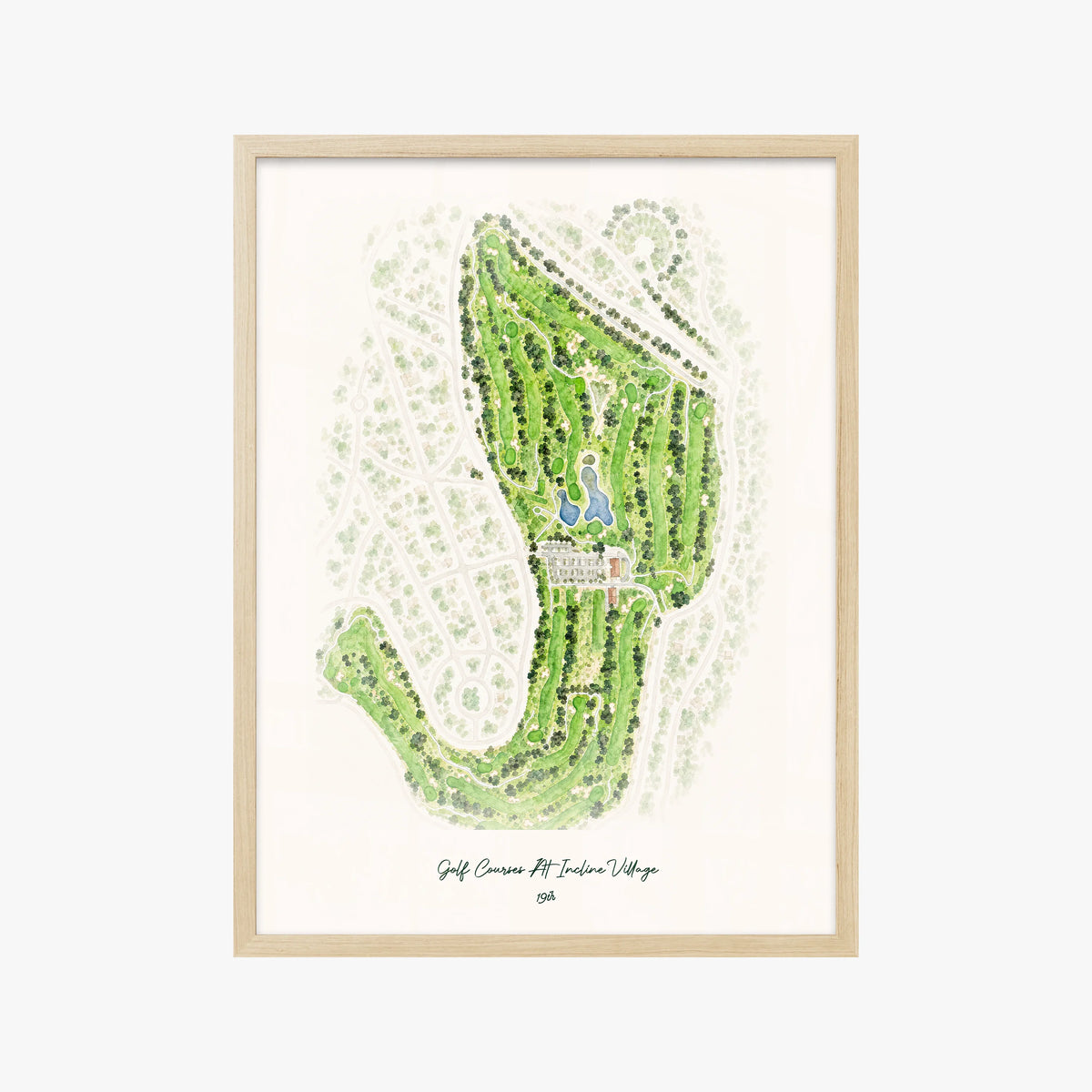 Golf Courses At Incline Village wood frame