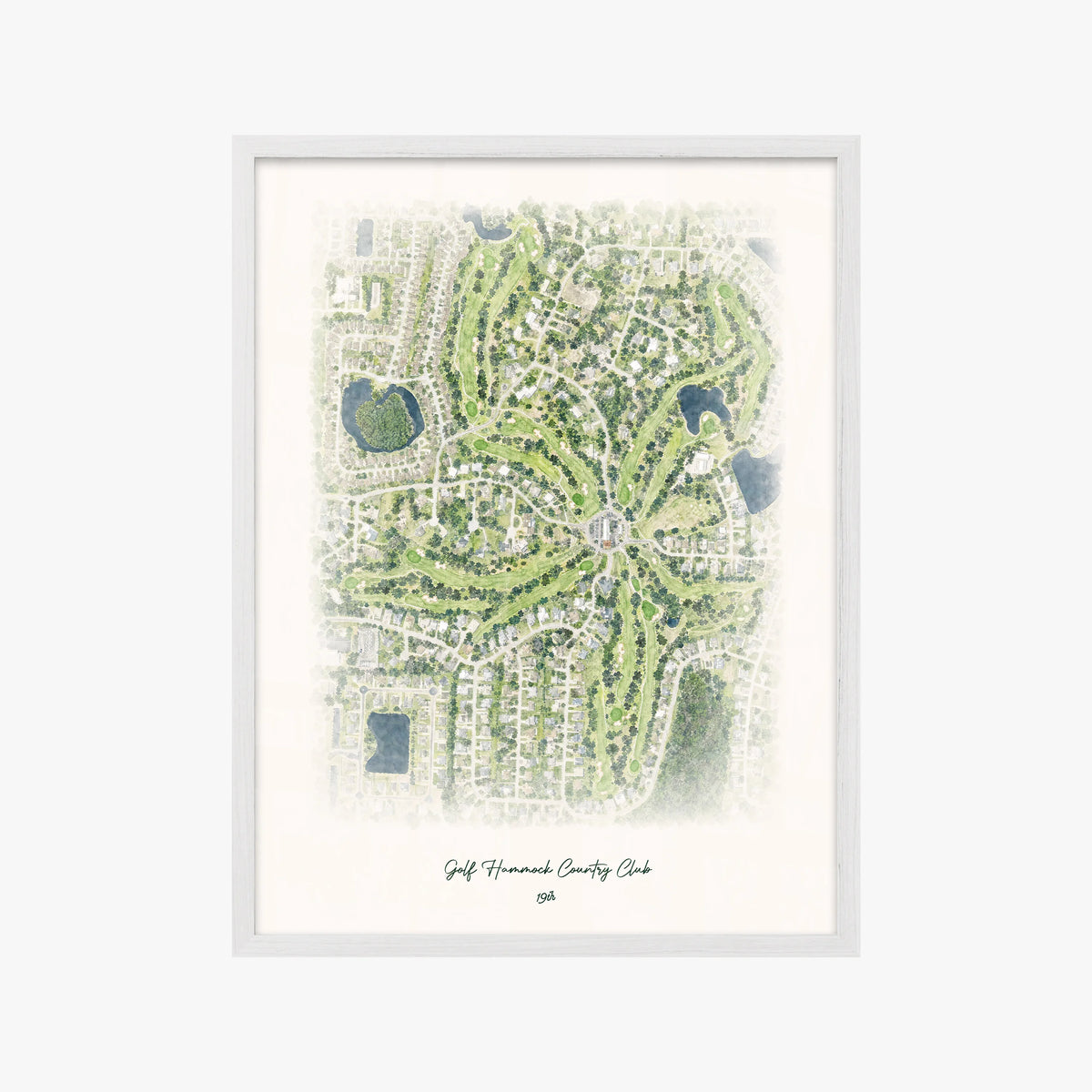 Golf Hammock Country Club white frame
