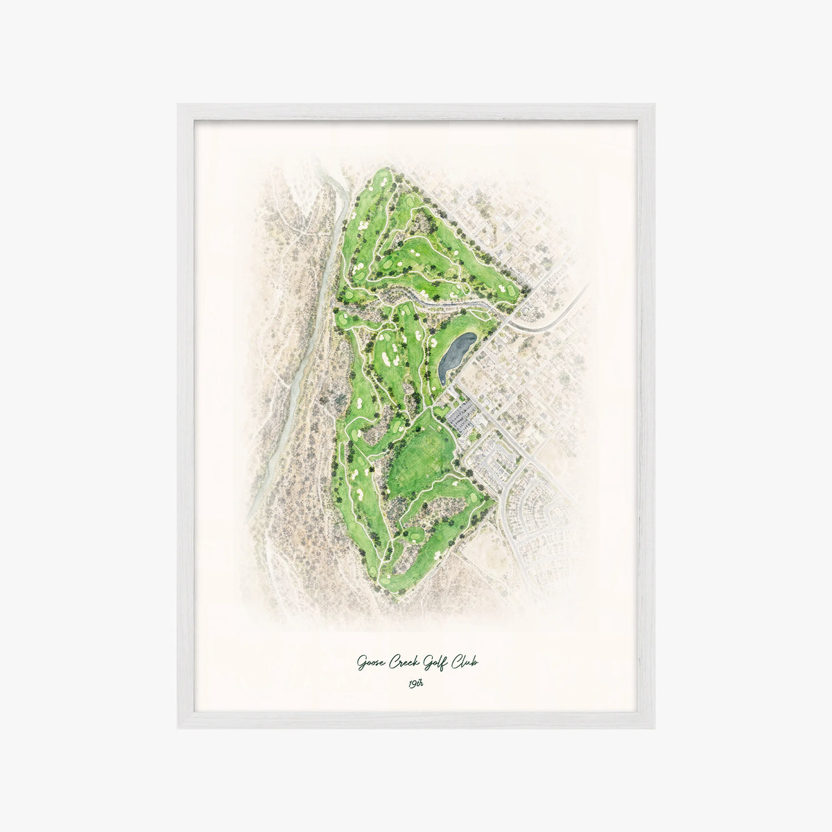 Goose Creek Golf Club white frame