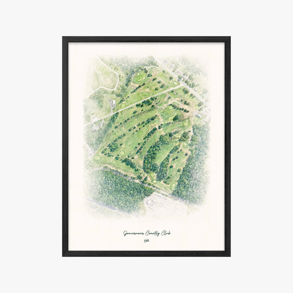 Gouverneur Country Club black frame