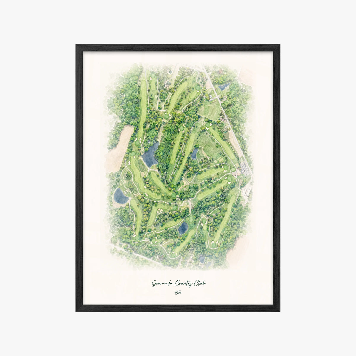 Gowanda Country Club black frame