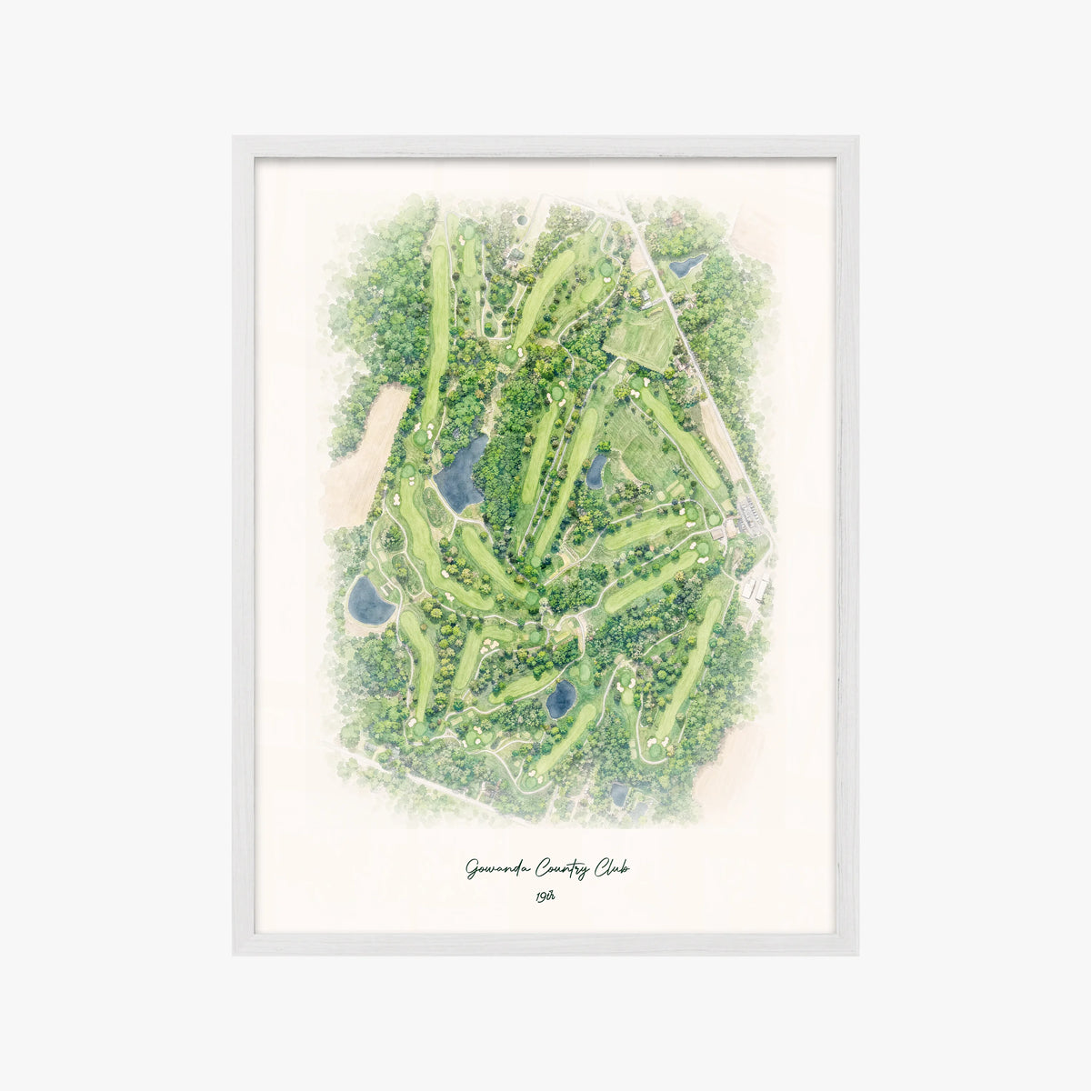 Gowanda Country Club white frame