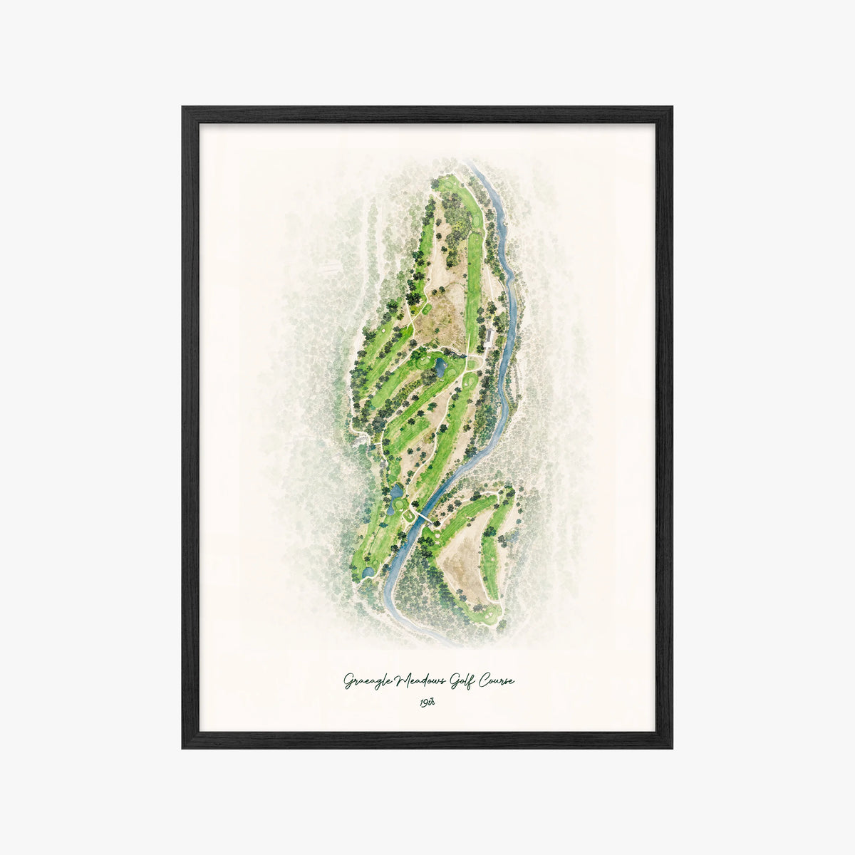Graeagle Meadows Golf Course black frame