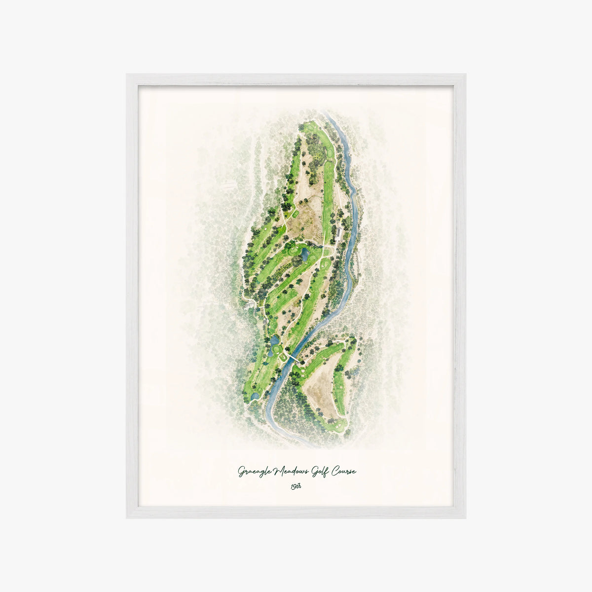 Graeagle Meadows Golf Course white frame