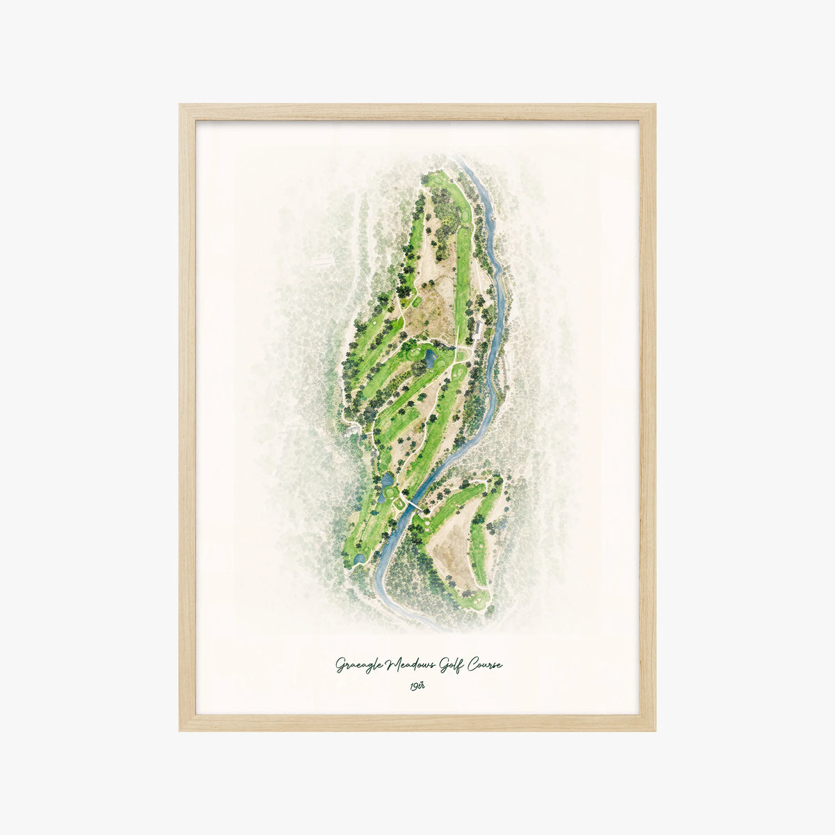 Graeagle Meadows Golf Course wood frame
