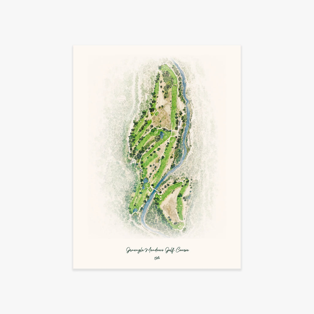 Graeagle Meadows Golf Course printed artwork