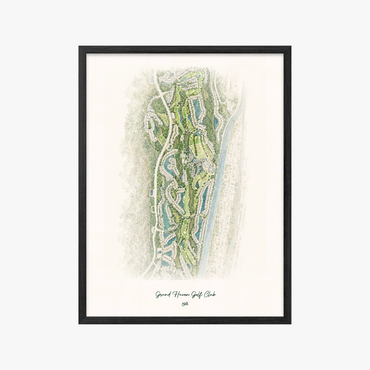 Grand Haven Golf Club black frame