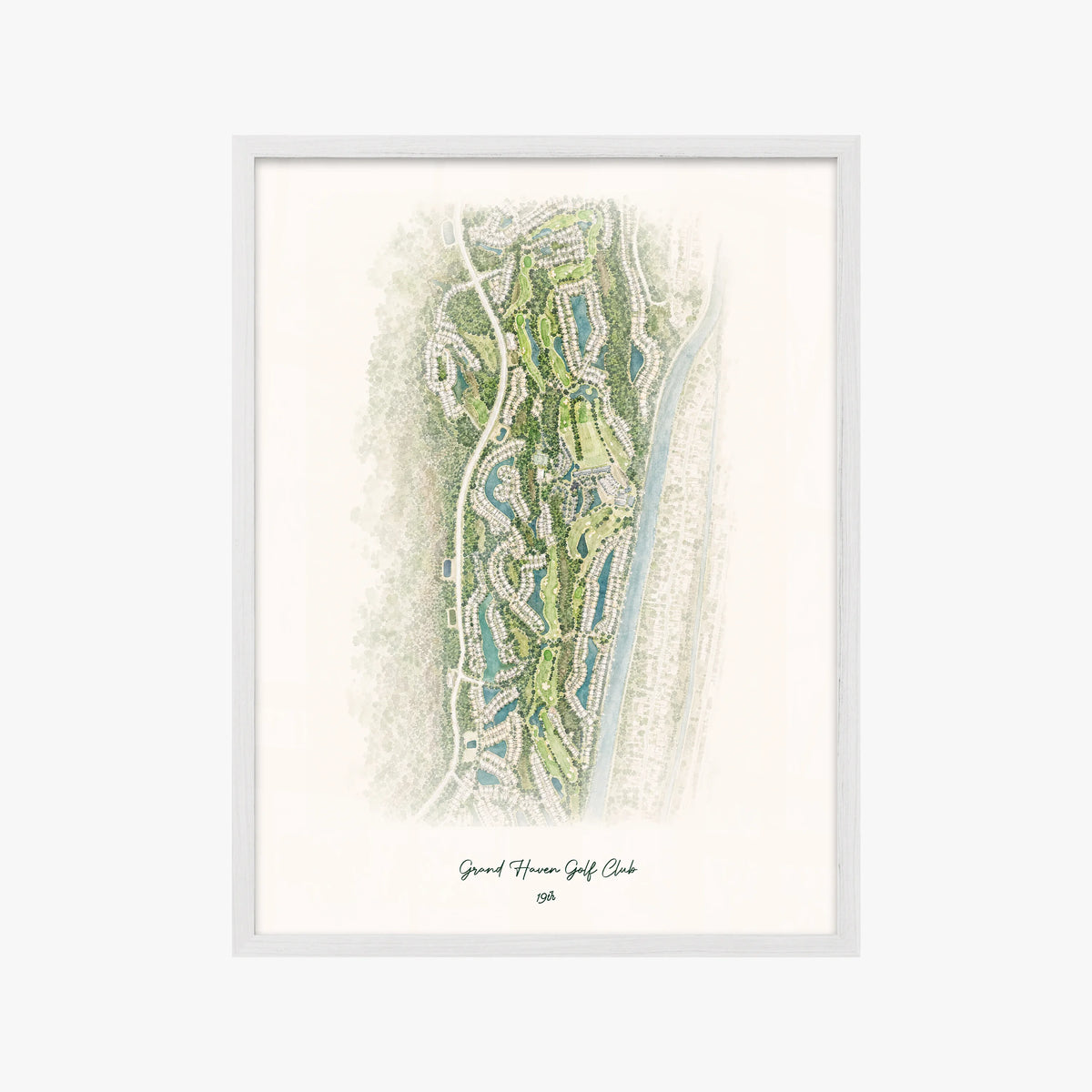 Grand Haven Golf Club white frame