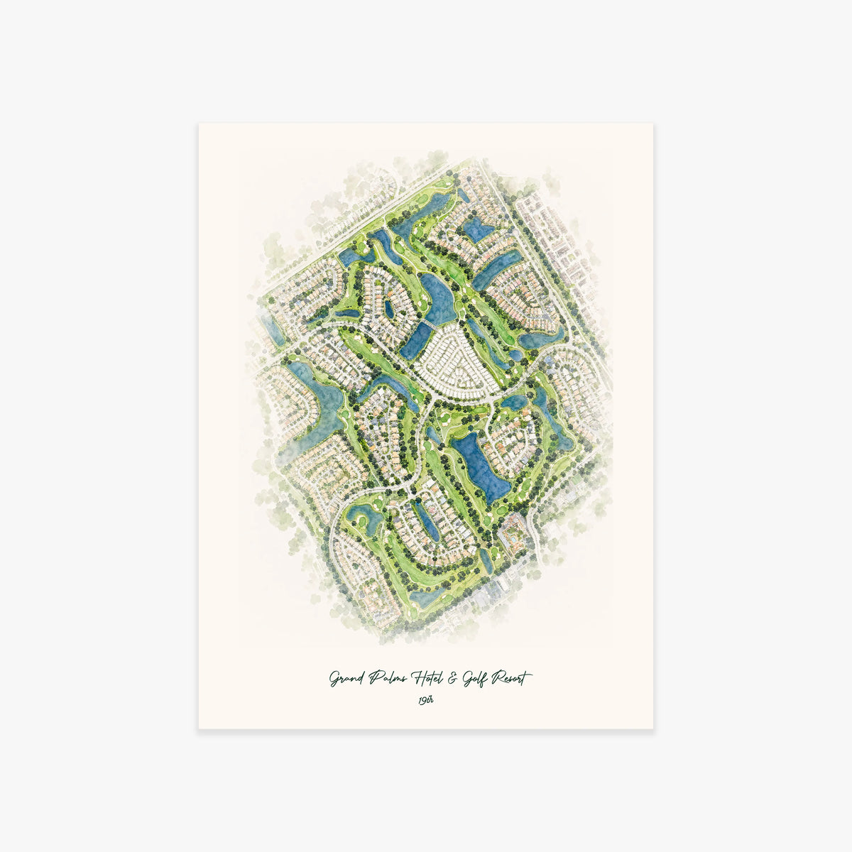 Grand Palms Hotel & Golf Resort printed artwork