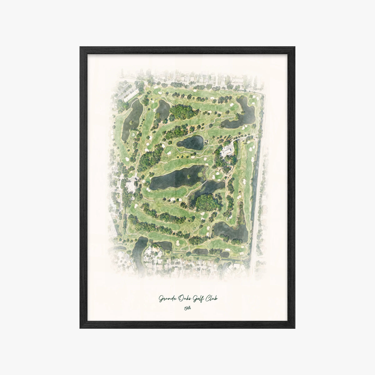 Grande Oaks Golf Club black frame