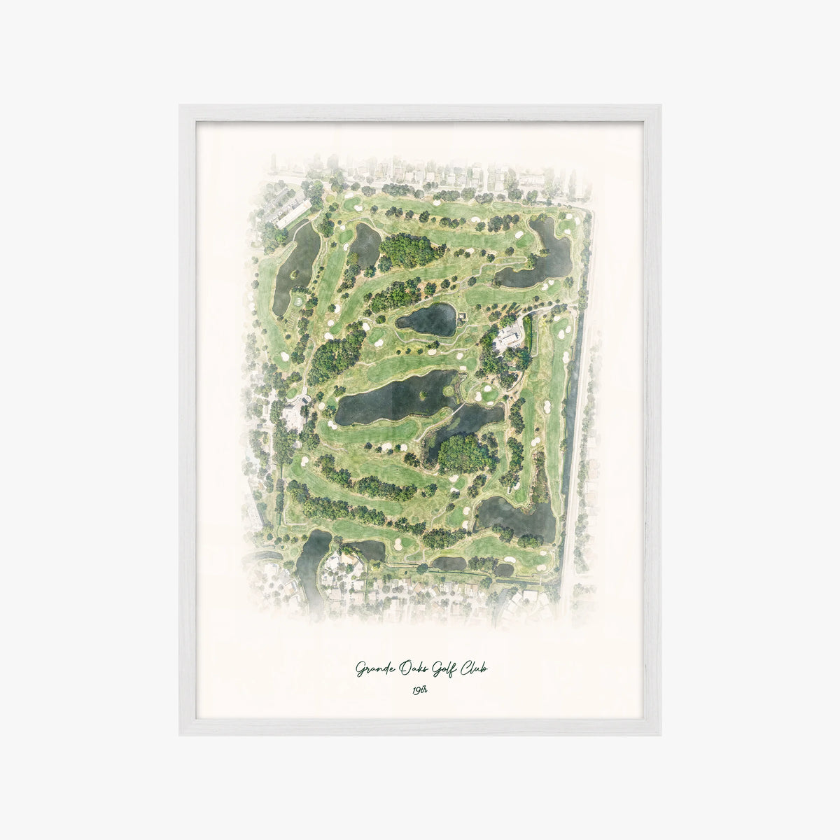 Grande Oaks Golf Club white frame