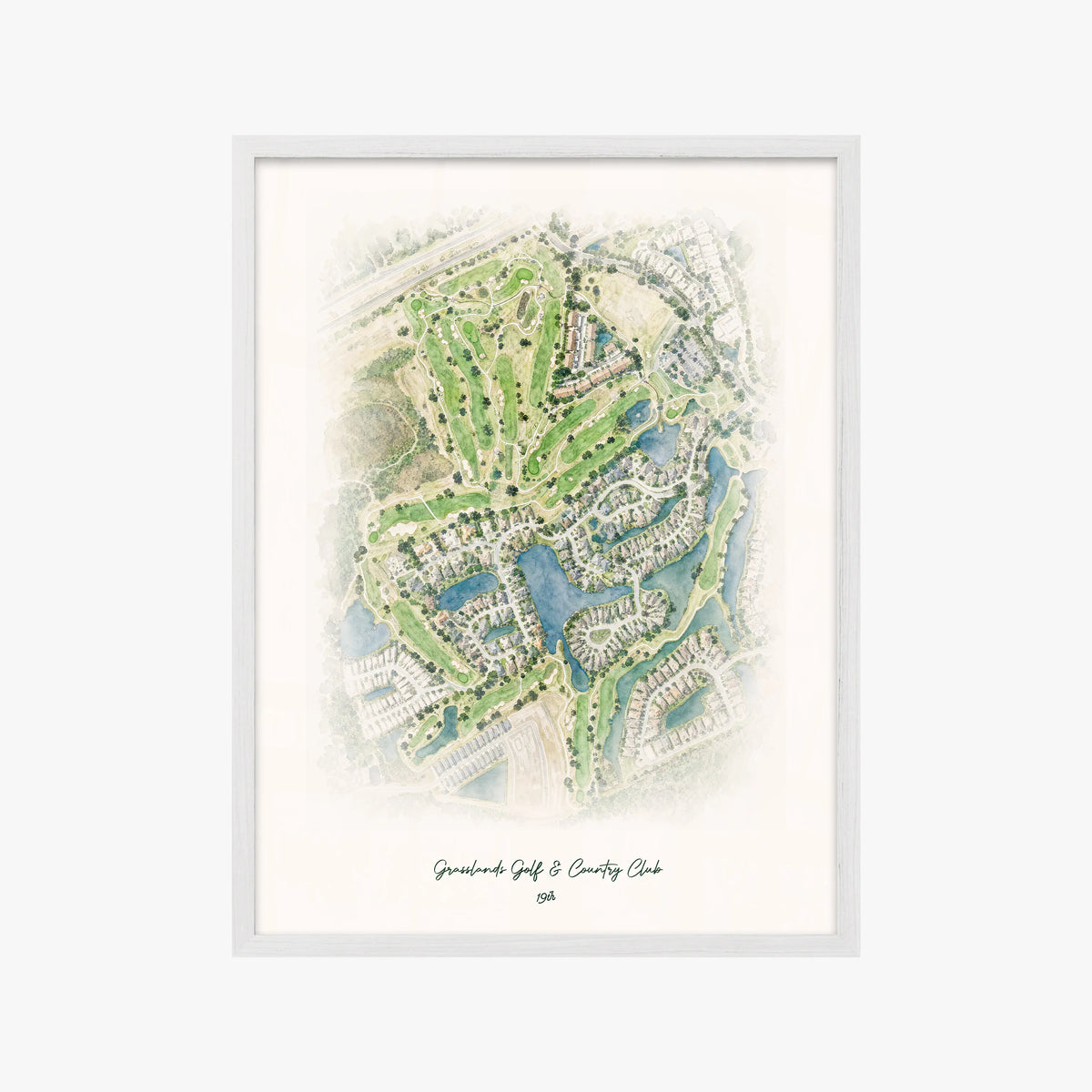 Grasslands Golf & Country Club white frame