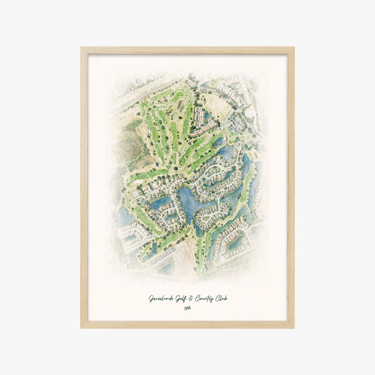 Grasslands Golf & Country Club wood frame