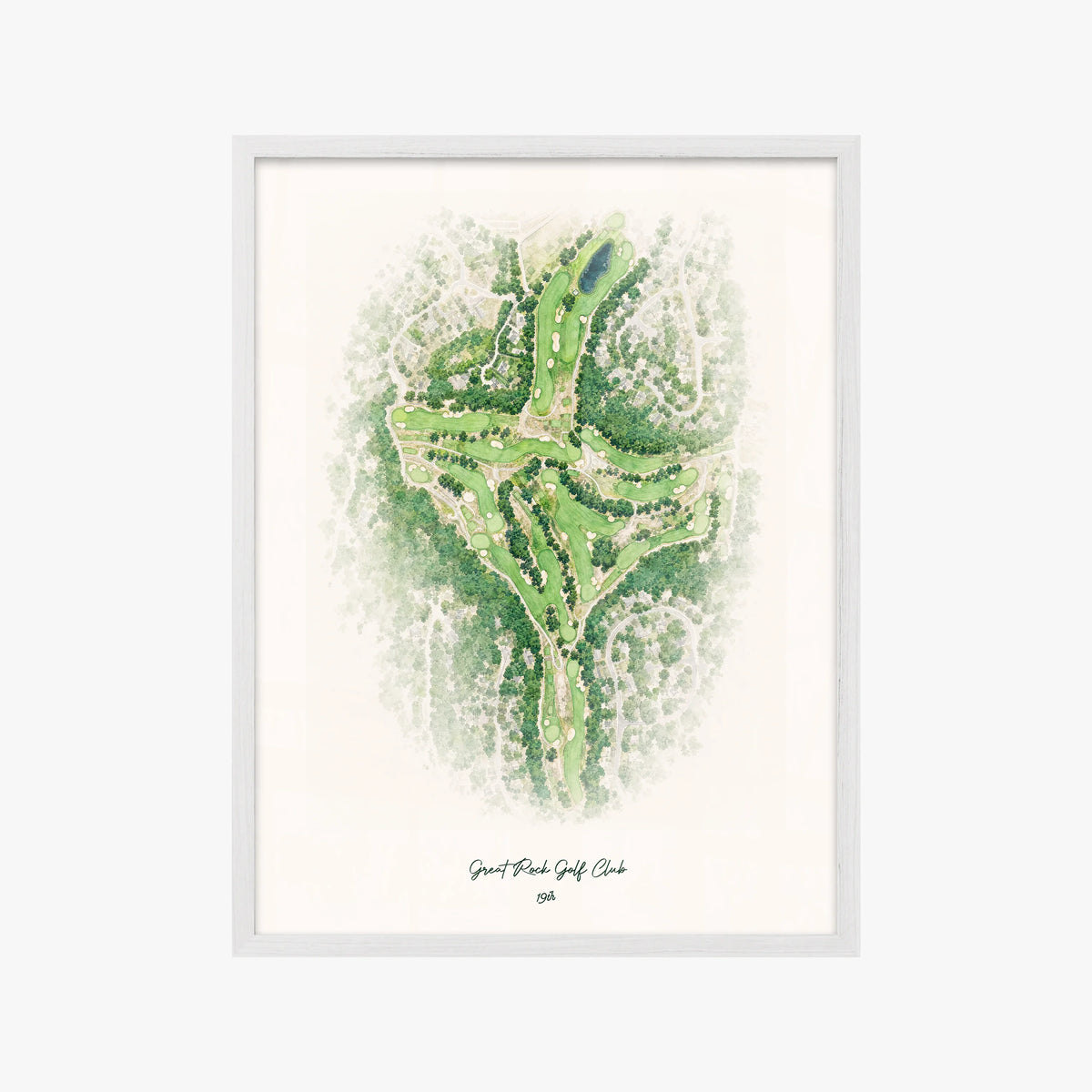 Great Rock Golf Club white frame