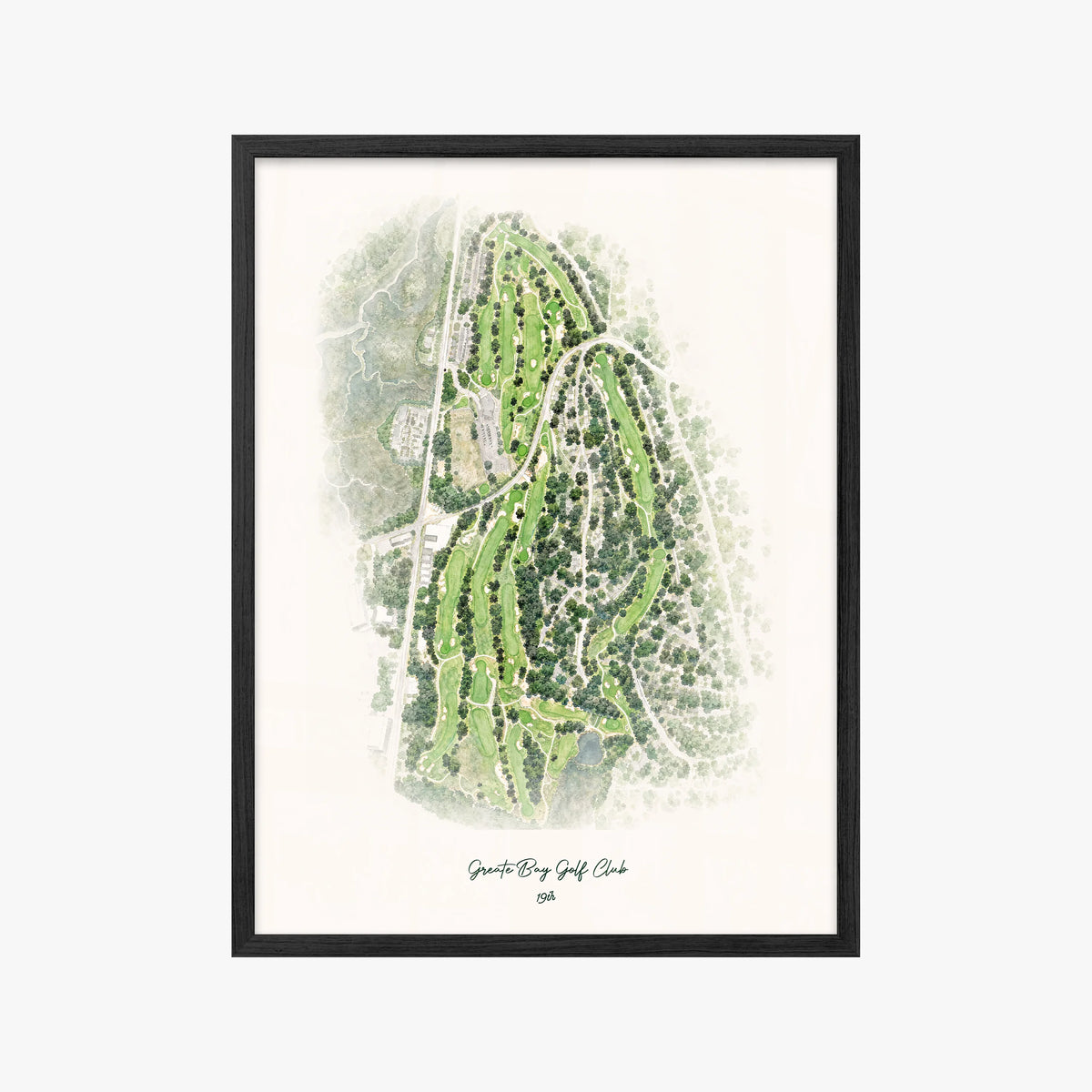 Greate Bay Golf Club black frame