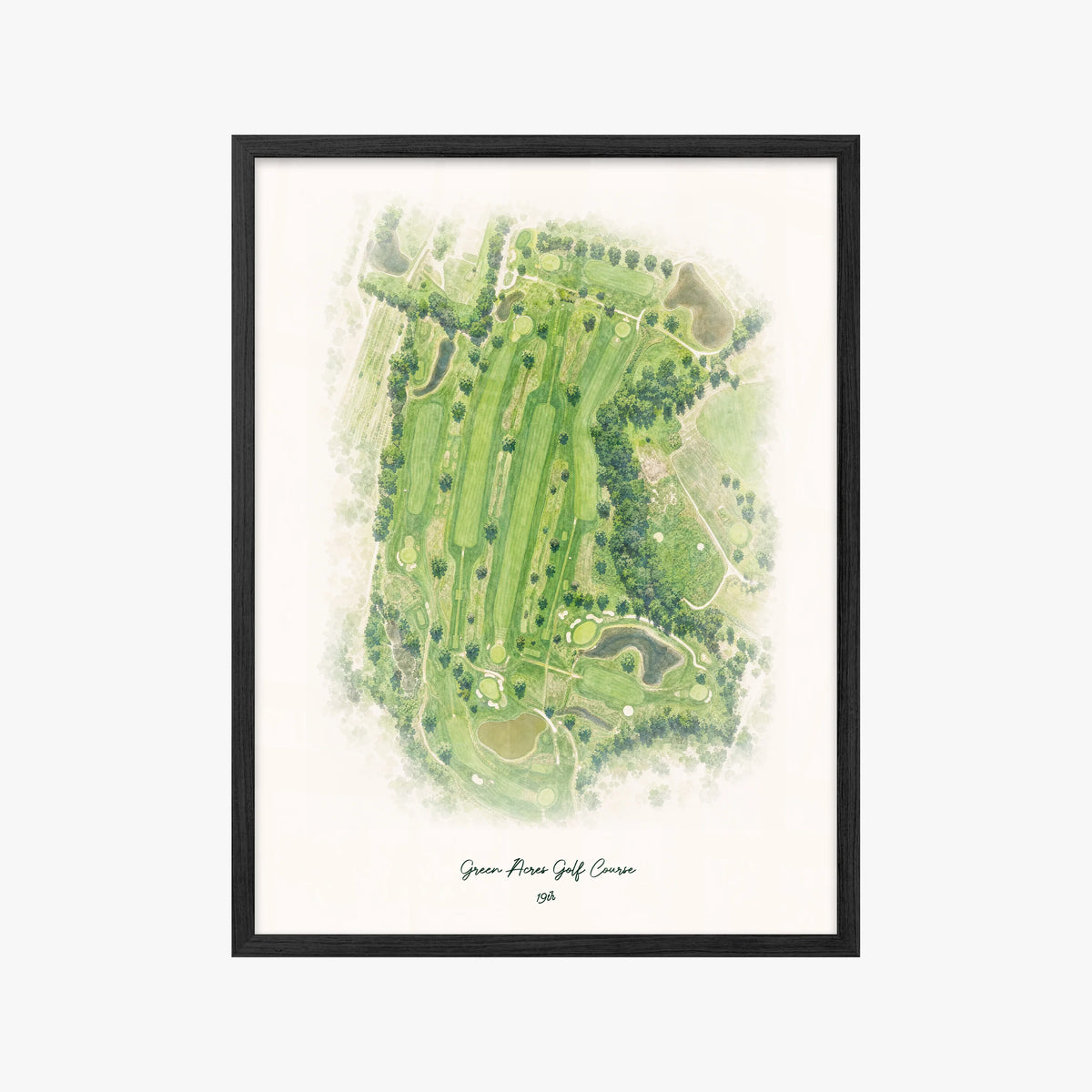 Green Acres Golf Course black frame