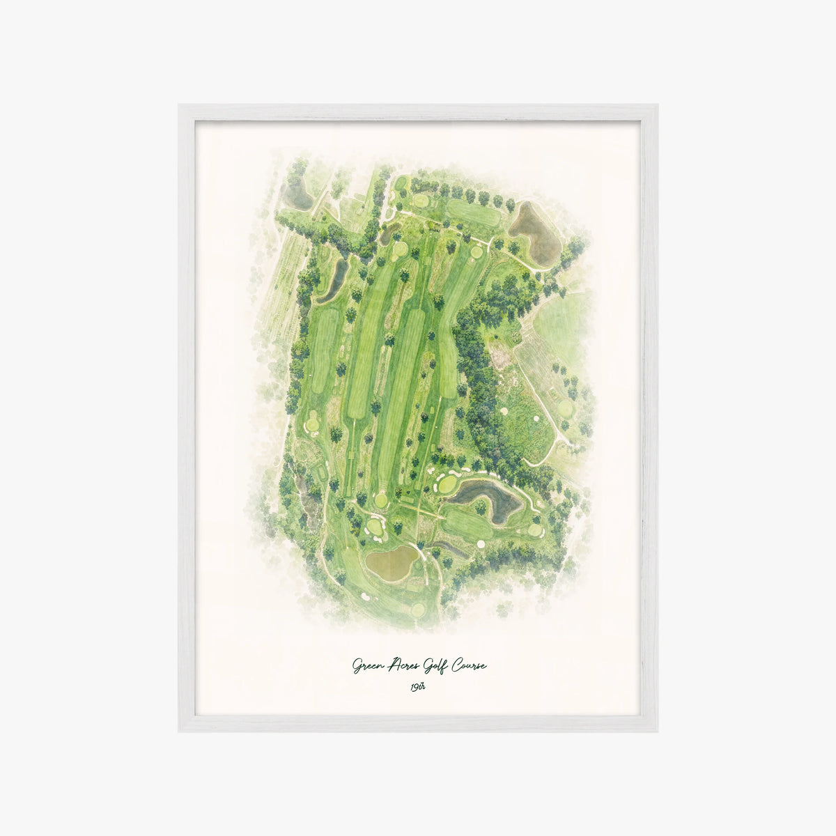 Green Acres Golf Course white frame