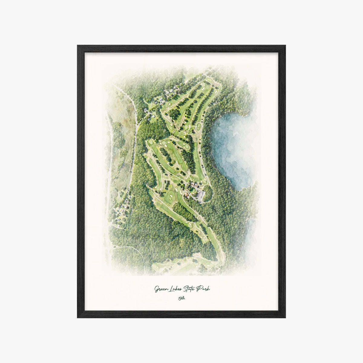 Green Lakes State Park black frame