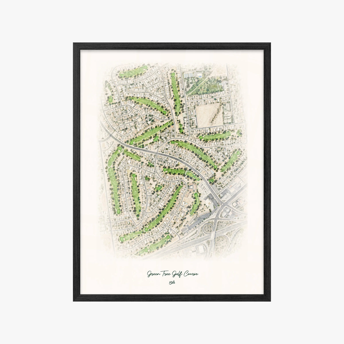 Green Tree Golf Course black frame