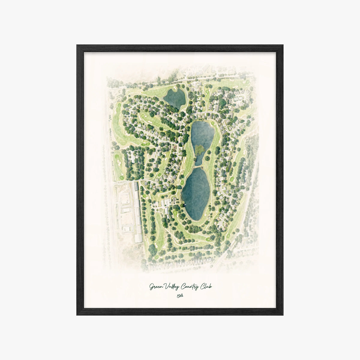 Green Valley Country Club black frame