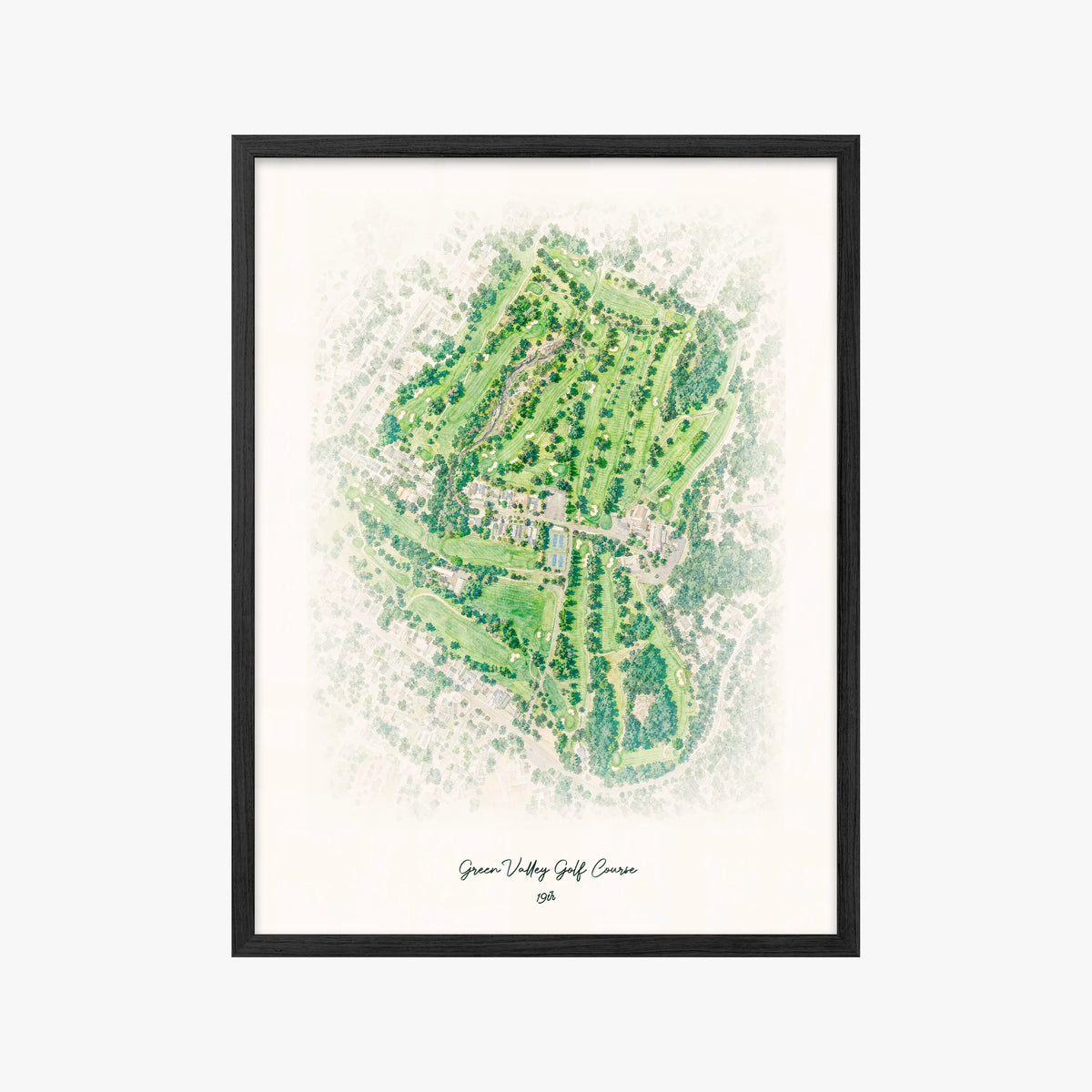 Green Valley Golf Course black frame