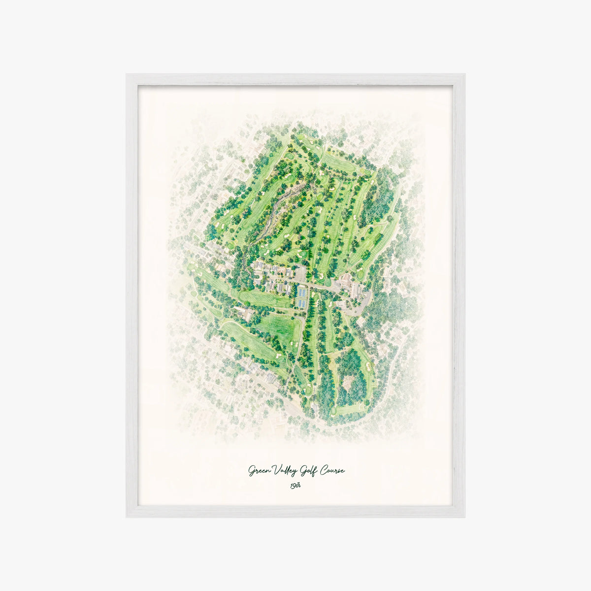 Green Valley Golf Course white frame