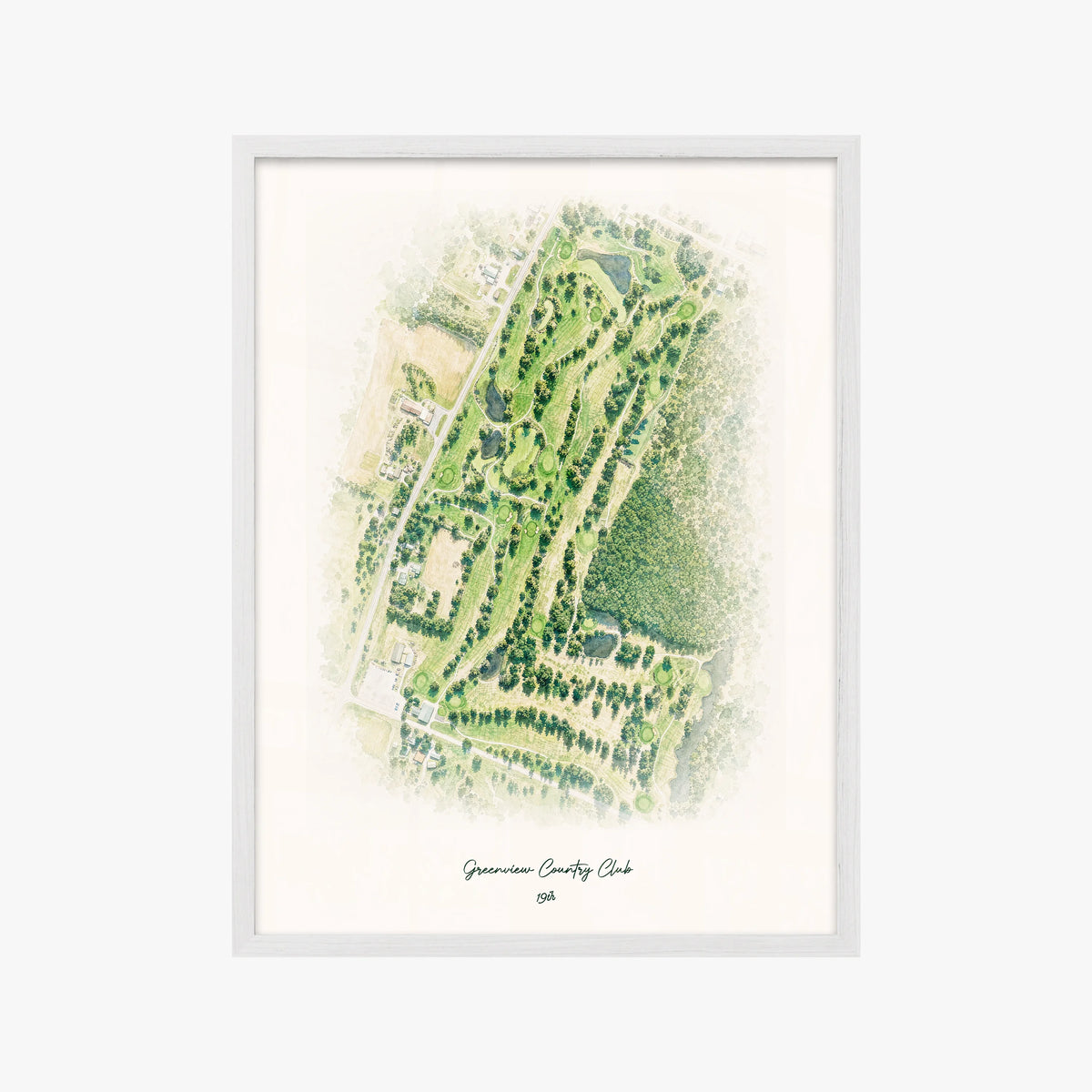 Greenview Country Club white frame