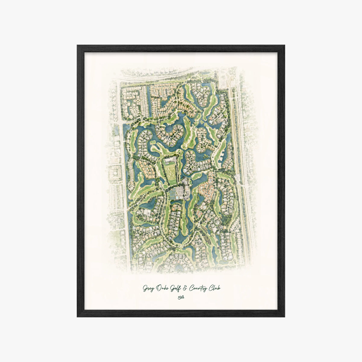 Grey Oaks Golf & Country Club black frame