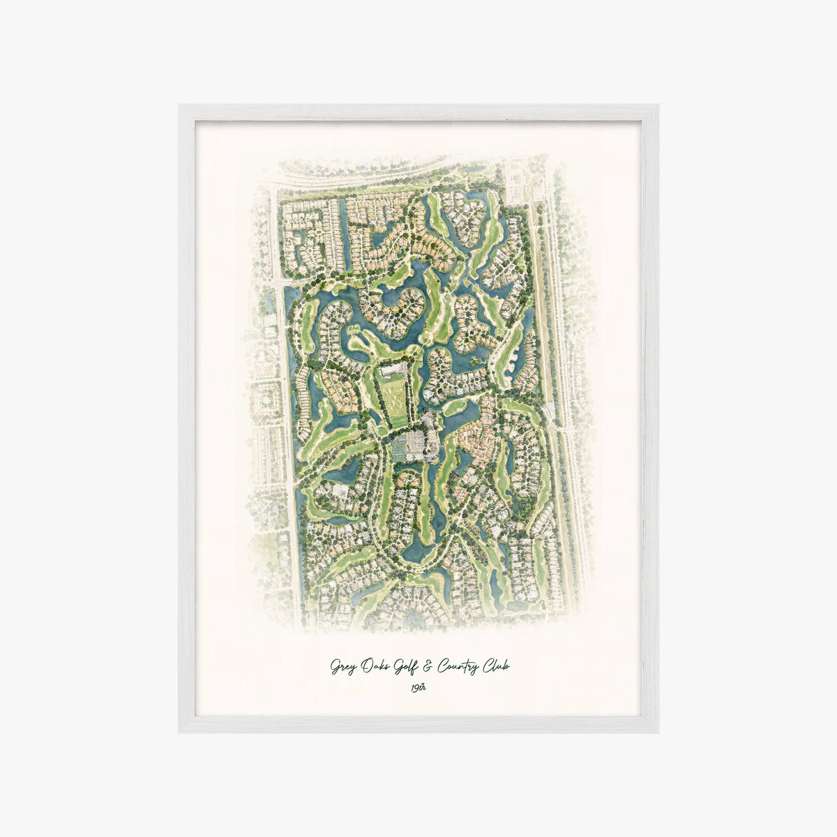 Grey Oaks Golf & Country Club white frame