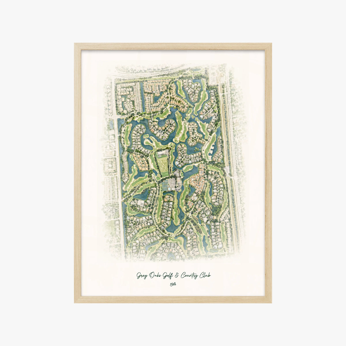 Grey Oaks Golf & Country Club wood frame