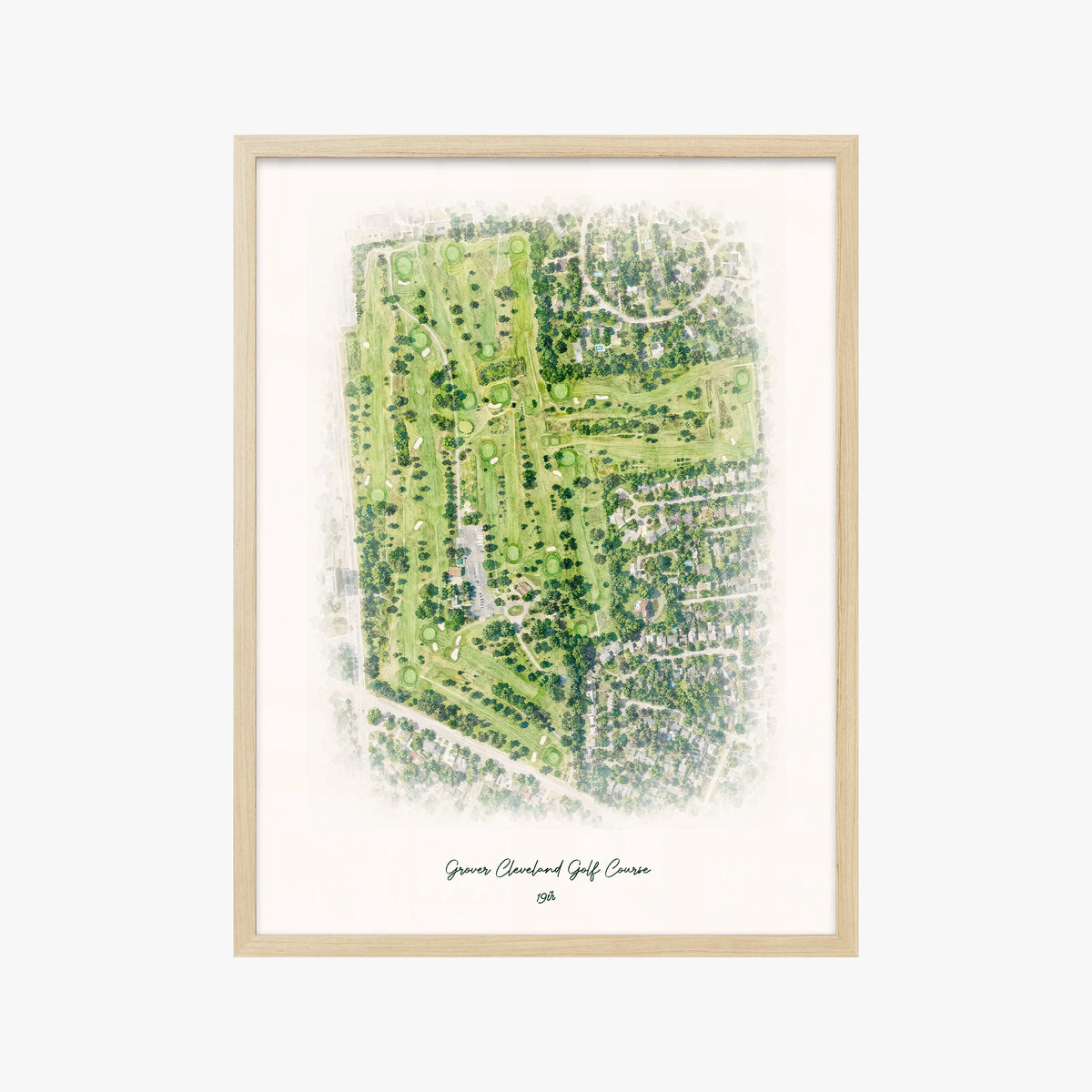 Grover Cleveland Golf Course wood frame