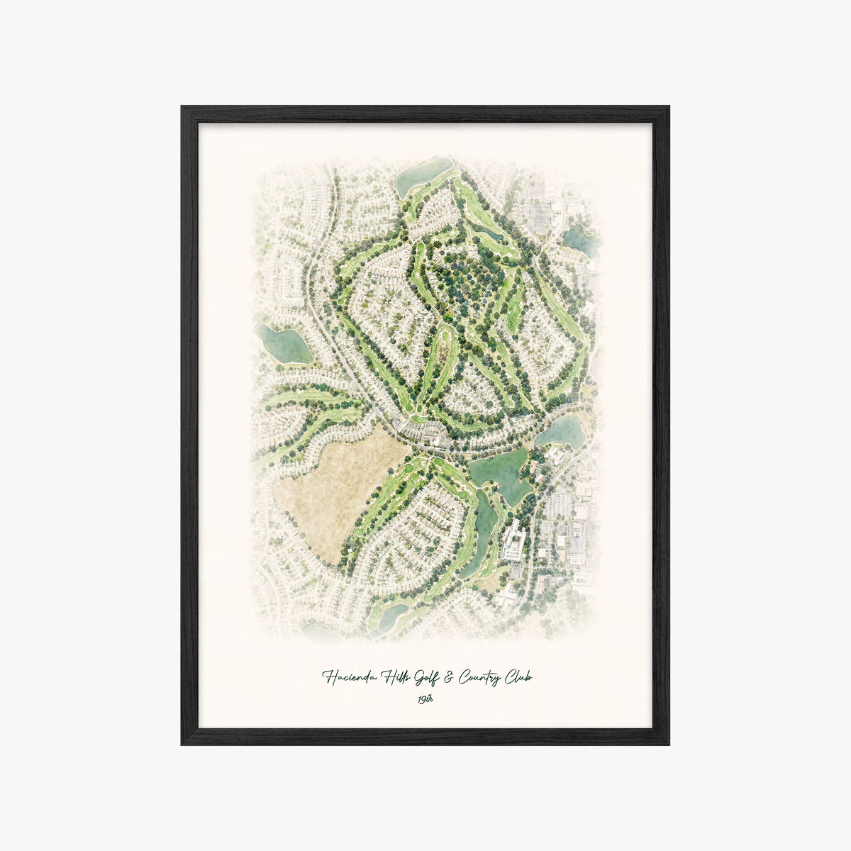 Hacienda Hills Golf & Country Club black frame