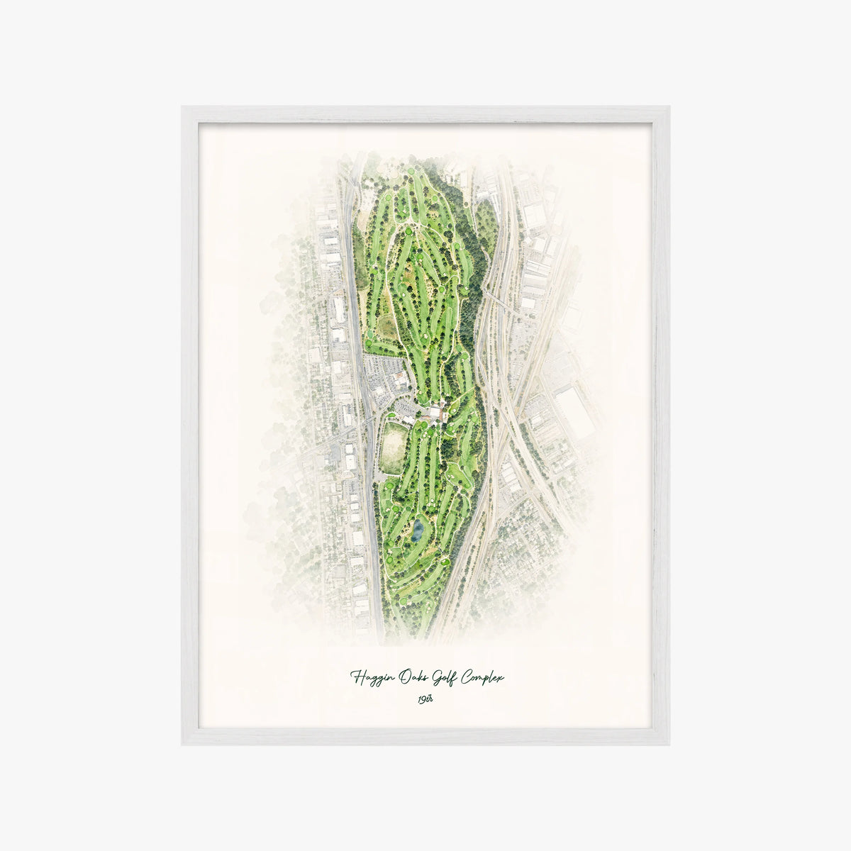 Haggin Oaks Golf Complex white frame