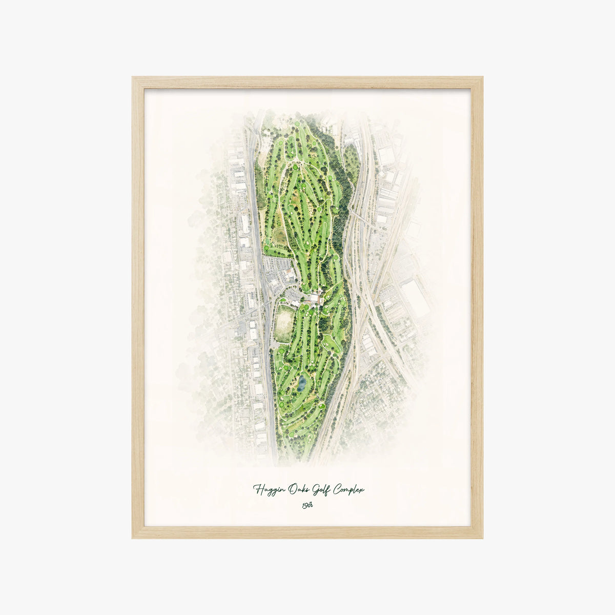Haggin Oaks Golf Complex wood frame