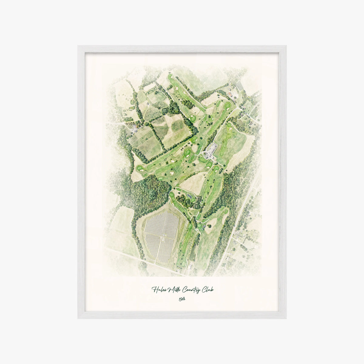 Hales Mills Country Club white frame