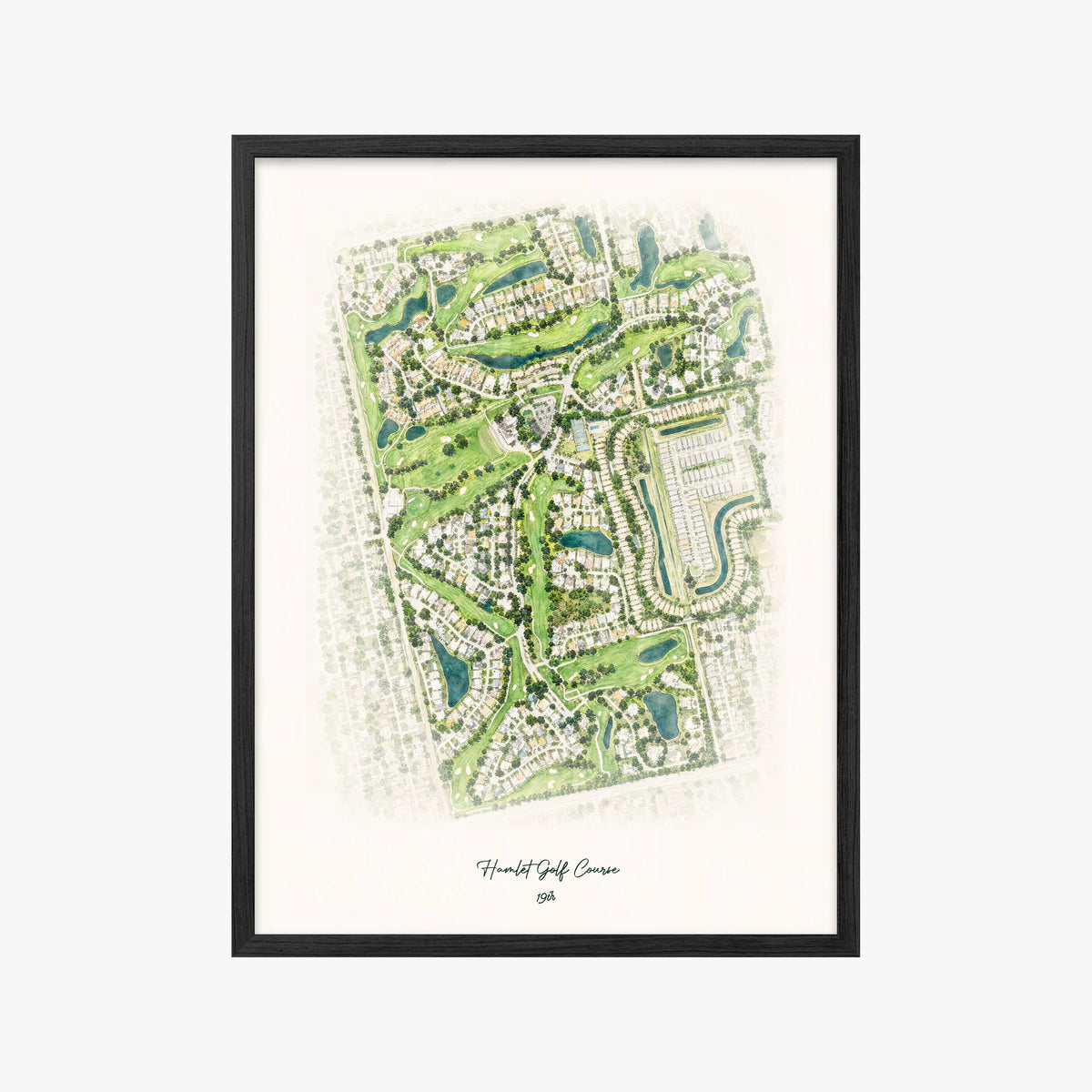 Hamlet Golf Course black frame