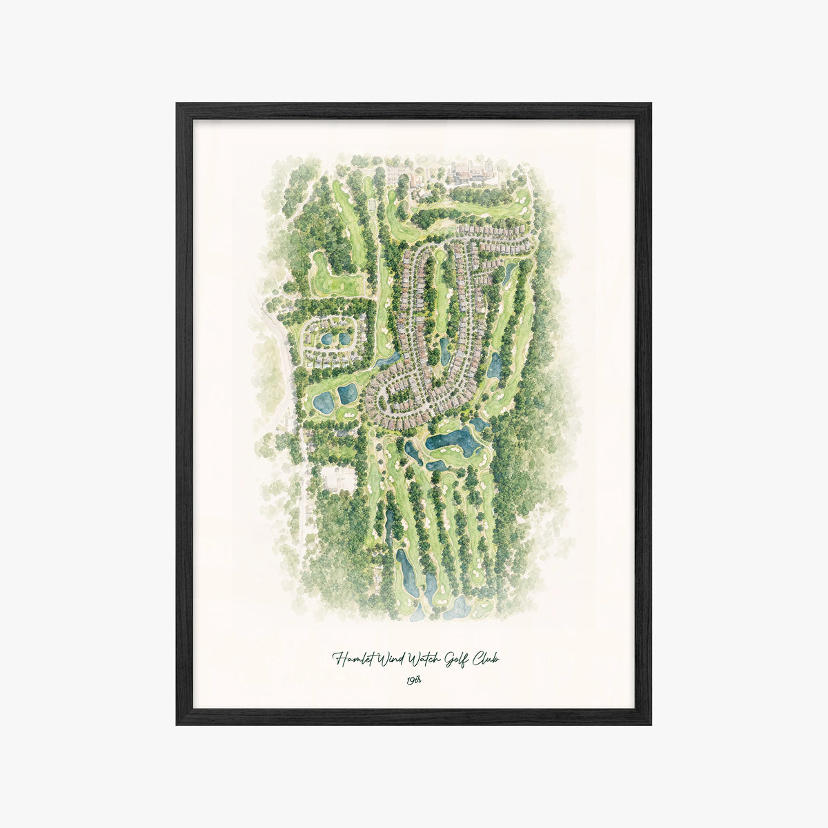 Hamlet Wind Watch Golf Club black frame