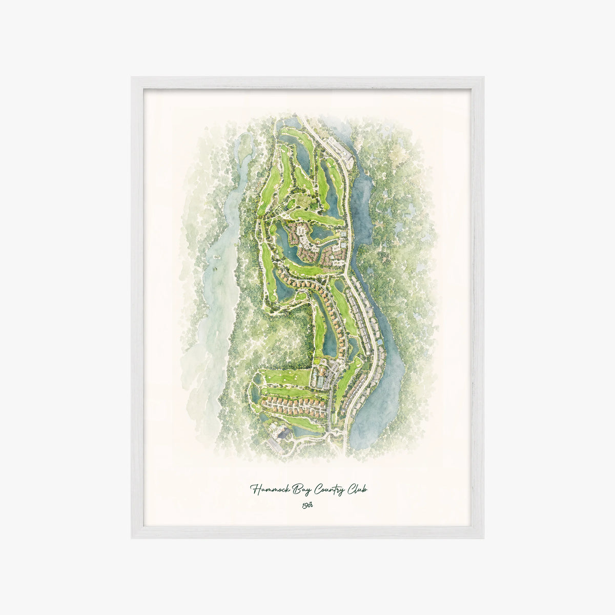 Hammock Bay Country Club white frame